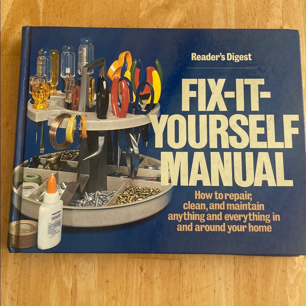 Reader's Digest Fix-It-Yourself Manual Book Vintage 1977 1981